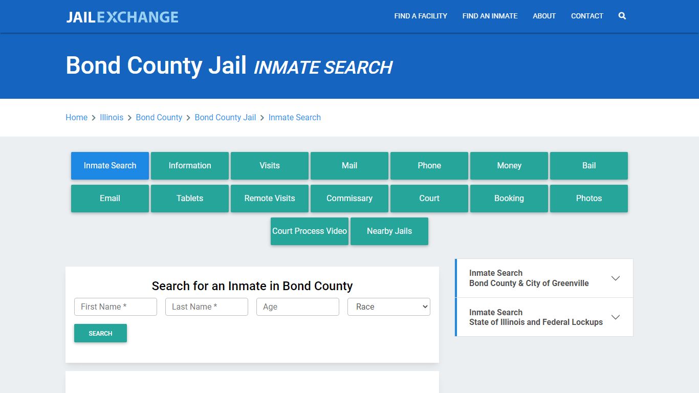 Bond County Jail, IL Inmate Search: Roster & Mugshots